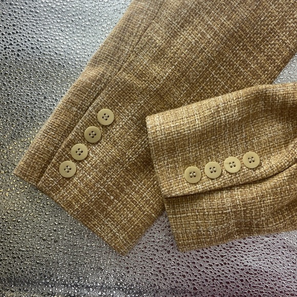 Tailleur Platinum blazer jacket shades of tan beige classic - Picture 13 of 15